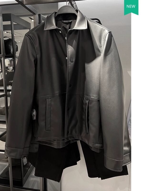 Zara Black Leather Jacket